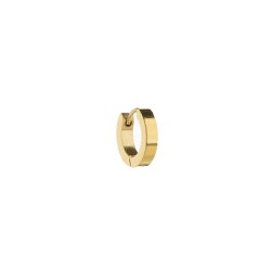 InoPlus Borghetti Hoop Earrings Quadrato 3mm Oro 1 pair