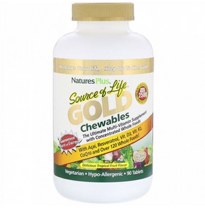 Nature's Plus Source of Life Gold Tropical Fruit F
