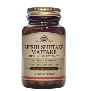 Solgar Reishi Shiitake Maitake Mushroom Extract 50