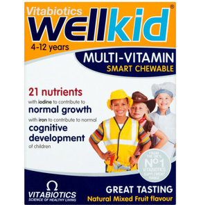 Vitabiotics Wellkid Smart Cheawable Multi-vitamins