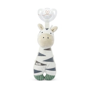 Nuk Little Friend Zebra Toy with Silicone Soother 