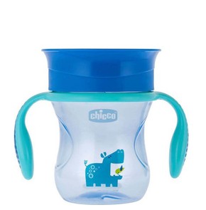  Chicco Perfect Cup Blue Educational Glass with Bl