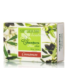 Macrovita Olivelia Φυσικό Σαπούνι Ελαιόλαδου - Cinnamon, 100gr