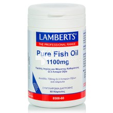 Lamberts PURE FISH OIL 1100 mg (Ω3) - Ιχθυέλαια, 60 caps (8508-60)