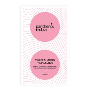 Panthenol Extra Sweet Almond Facial Scrub, 2x8ml