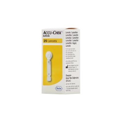 Roche Accu Chek Softclix Lancets Lancets For Blood Glucose Monitoring System 25 pieces