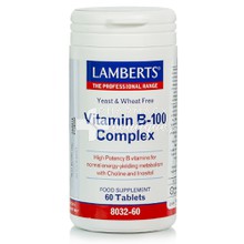 Lamberts Vitamin B-100 COMPLEX, 60 tabs (8032-60)