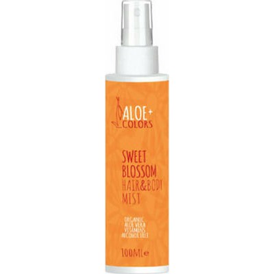 ALOE+ COLORS Sweet Blossom Hair & Body Mist Ενυδατικό Σπρέι Σώματος & Μαλλιών Με Άρωμα Βανίλια-Πορτοκάλι, 100ml