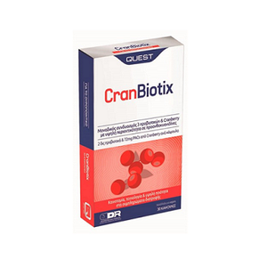QUEST Cran biotix συνδυασμός Cranberry & προβιοτικ