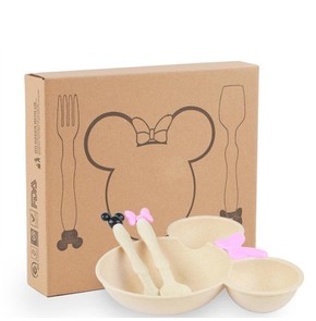 One & Only Baby Minnie Food Set Beige Color, 1 Set
