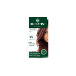 Herbatint Permanent Haircolor Gel 5M Herbal Hair Dye Brown Light Mahogany 150ml