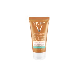 Vichy Capital Soleil Mattifying Face Dry Touch SPF50+ Αντηλιακή Κρέμα Προσώπου Με Λεπτόρρευστη Υφή & Ματ Αποτέλεσμα Για Μικτές Λιπαρές & Ευαίσθητες Επιδερμίδες 50ml