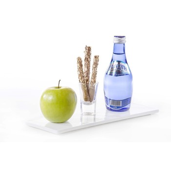 Greek Sparkling Water with Grissini and Green Apple