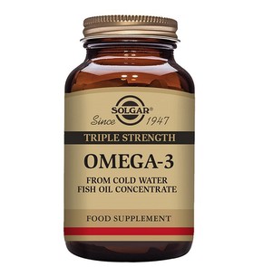 Solgar Omega 3 Triple Strength Λιπαρά Οξέα , 50veg