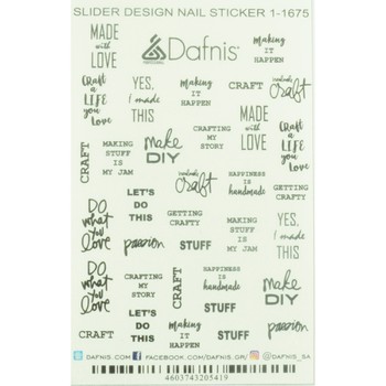 SD1-1675 DECAL NAIL STICKERS COLOR