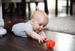 Baby crawling toy play