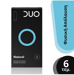Duo Natural Condoms, 6 pack
