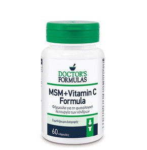 Doctor's Formulas MSM  Vitamin C Formula, 60 Tabs