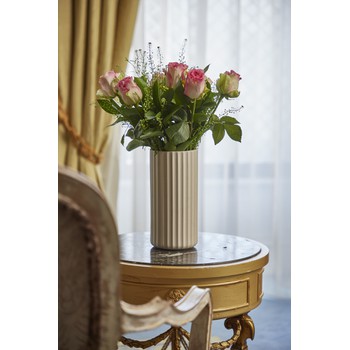 Large Vase with Flower Arrangement