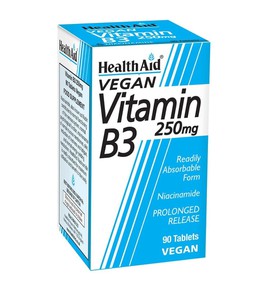 HEALTH AID VITAMIN B3 (NIACIN) 250MG 90 ΤΑΒS