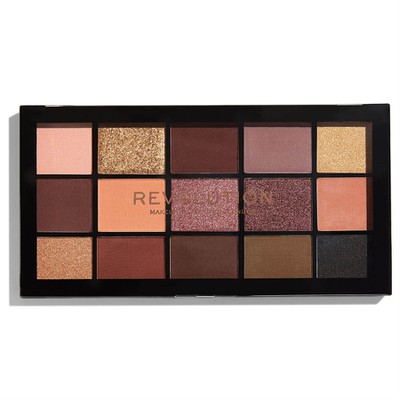 REVOLUTION Beauty Reloaded Eyeshadow Palette Velvet Rose 15x1.1g