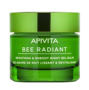 Apivita Bee Radiant Gel-Balm Νύχτας για Λείανση & 