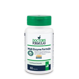 Doctor's Formulas Multi Enzyme Formula Διευκολύνει την Πέψη & Συμβάλλει στη Λειτουργία των Πεπτικών Ενζύμων, 60 caps