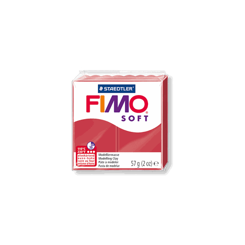 STAEDTLER ΠΗΛΟΣ 57gr FIMO SOFT CHERRY RED
