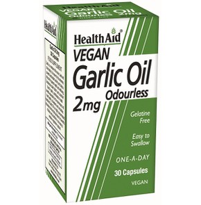 Health Aid Garlic Oil Odourless 30 Capsules