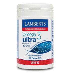 Lamberts Omega 3 Ultra Pure Fish Oil 1300mg Ιχθυέλ
