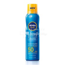 Nivea Sun Protect & Dry Touch Spray Mist SPF50 - Αντηλιακό Σπρέι Προσώπου & Σώματος, 200ml