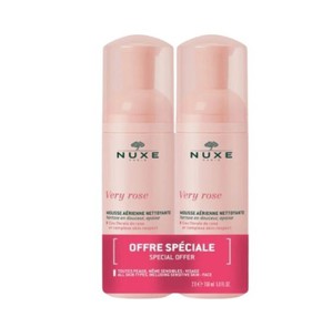 Nuxe Very Rose Light Cleansing Foam, 2x150ml 