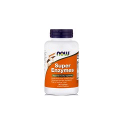 Now Super Enzymes Dietary Supplement With Digestive Enzyme Combination 90 tablets