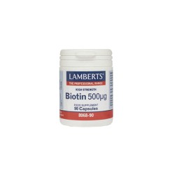 Lamberts Biotin 500mcg Vitamins For Hair  90 caps
