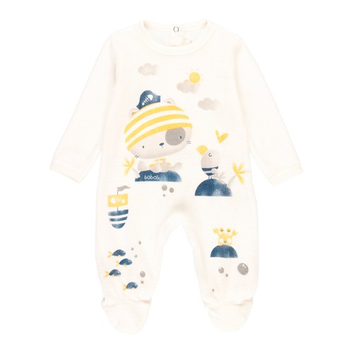 Velour Play Suit Printed For Baby (133052)
