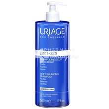 Uriage DS Hair Soft Balancing Shampoo - Απαλό Σαμπουάν Εξισορρόπησης, 500ml