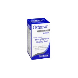 Health Aid Osteovit Συμπλήρωμα Διατροφής Με Βιταμίνες & Μέταλλα Για Υγιή Οστά Ιδανικό Για Γυναίκες Με Οστεοπόρωση 60 ταμπλέτες