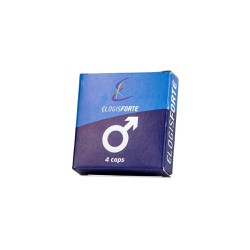 Elogis Forte Blue Herbal Supplement For Erection Improvement 4 caps 
