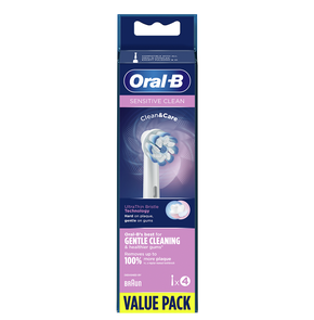 Oral-B Sensitive Clean & Care Brush Heads, 4pcs