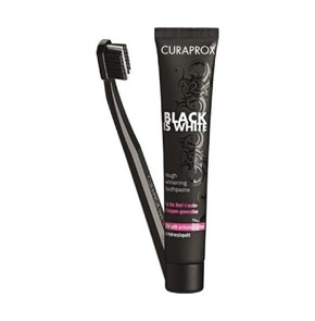 Curaprox Black is White Whitening Paste, 90ml & CS