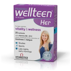 Vitabiotics Wellteen Her Συμπλήρωμα Διατροφής για 
