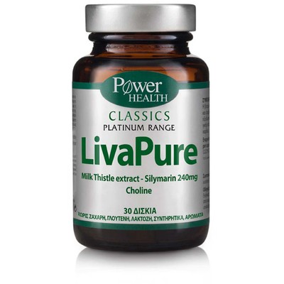 POWER HEALTH Classics Platinum Range LivaPure Synergistic Formula For Maintaining Normal Liver Function x30 Tablets