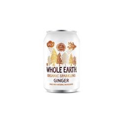 Whole Earth Carbonated Ginger Drink With Agave Syrup 330ml