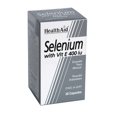 HEALTH AID Selenium 100μg & Vitamin E 400I.U. 30ta