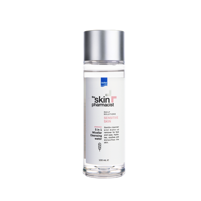 SKIN PHARMACIST Sensitive Skin 5 in 1 Micellar Cleansing Water Απαλό Νερό Καθαρισμού για Πρόσωπο & Μάτια 100ml