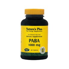 Nature's Plus Paba 1000mg Συμπλήρωμα Διατροφής για