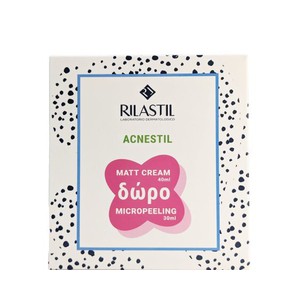 Rilastil Acnestil Mat Cream, 40ml & FREE Micropeel