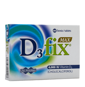 Unipharma D3 Fix Max 4000iu, 60 tabs