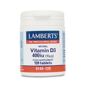 LAMBERTS Vitamin D3 400iu 120ταμπλέτες