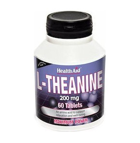 Health Aid L-Theanine 200mg, 60 Τabs